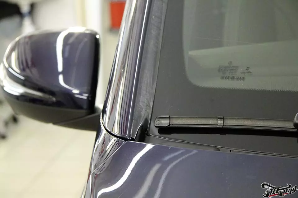Mercedes V class. Защита всего кузова полиуретаном Suntek PPF.